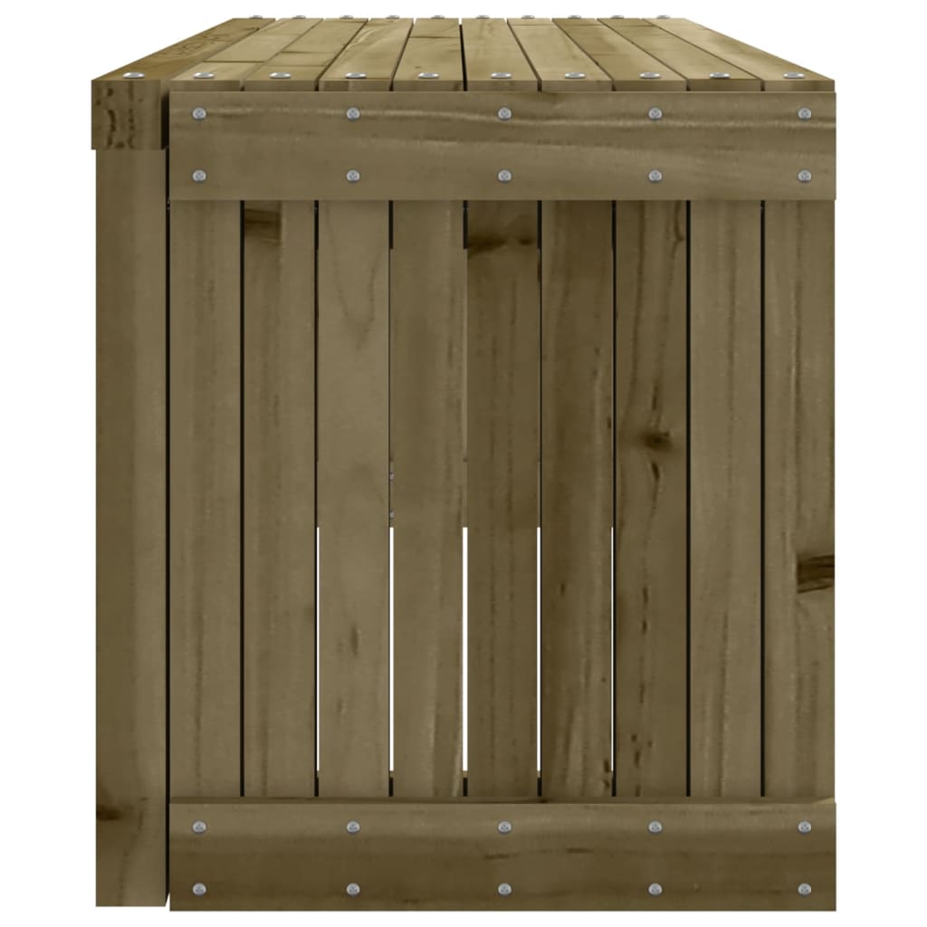Extendable Pine Wood Garden Bench 212.5cm - Durable & Stylish