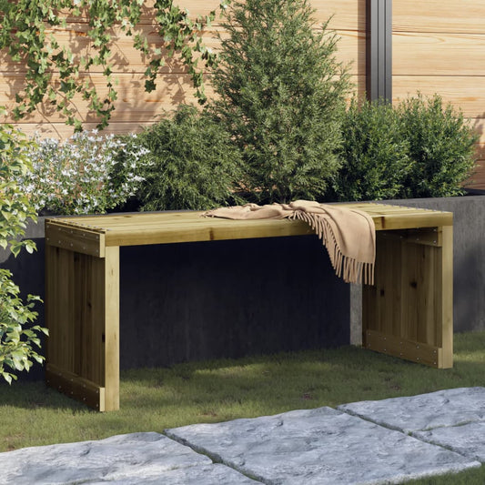 Extendable Pine Wood Garden Bench 212.5cm - Durable & Stylish
