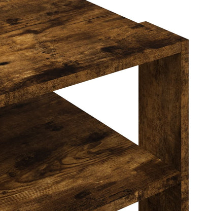 Coffee Table Smoked Oak 59.5x59.5x40 cm Engineered Wood