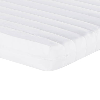 Foam Mattresses 2 pcs White 90x190 cm 7-Zone Hardness 20 ILD
