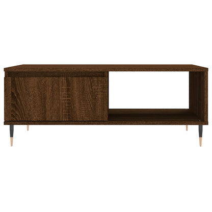 Coffee Table Brown Oak 90x60x35 cm Engineered Wood