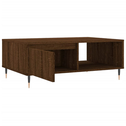Coffee Table Brown Oak 90x60x35 cm Engineered Wood