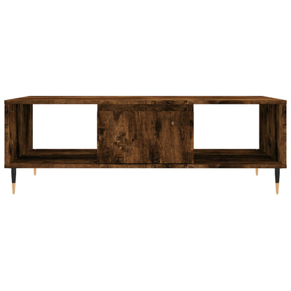 Coffee Table Smoked Oak 104x60x35 cm Engineered Wood