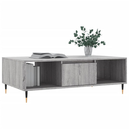 Coffee Table Grey Sonoma 104x60x35 cm Engineered Wood
