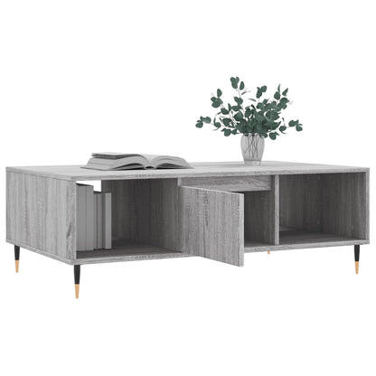 Coffee Table Grey Sonoma 104x60x35 cm Engineered Wood
