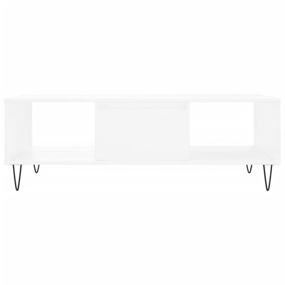 Coffee Table White 104x60x35 cm Engineered Wood
