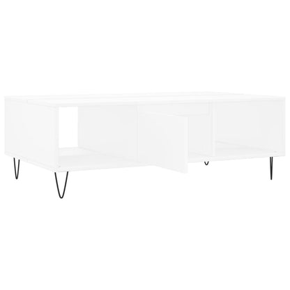 Coffee Table White 104x60x35 cm Engineered Wood