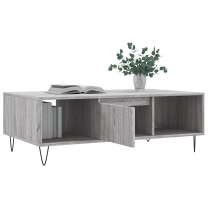 Coffee Table Grey Sonoma 104x60x35 cm Engineered Wood