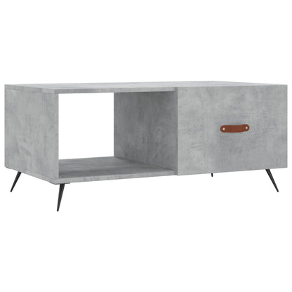 Coffee Table Concrete Grey 90x50x40 cm Engineered Wood
