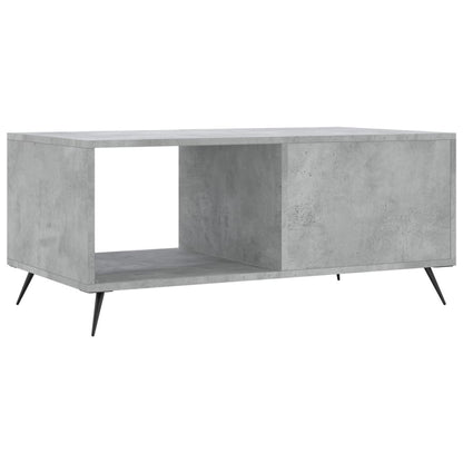 Coffee Table Concrete Grey 90x50x40 cm Engineered Wood