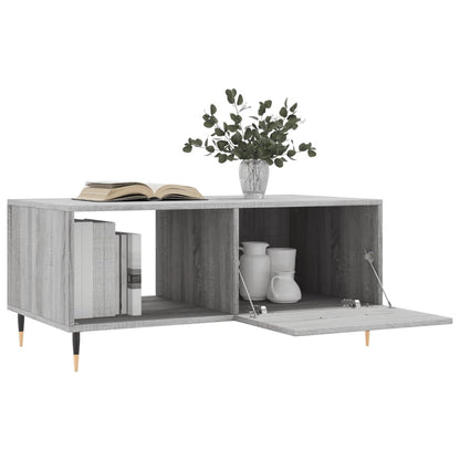 Coffee Table Grey Sonoma 90x50x40 cm Engineered Wood