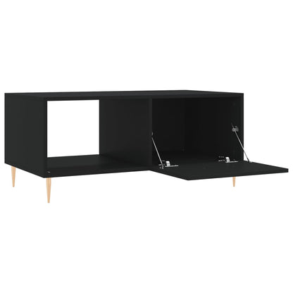 Coffee Table Black 90x50x40 cm Engineered Wood