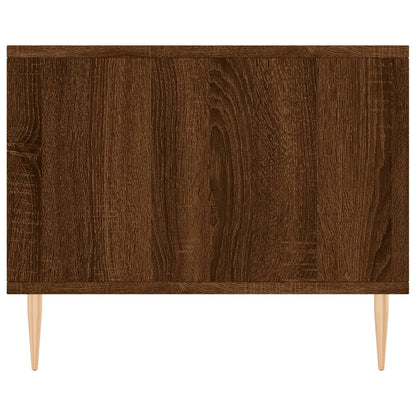 Coffee Table Brown Oak 90x50x40 cm Engineered Wood