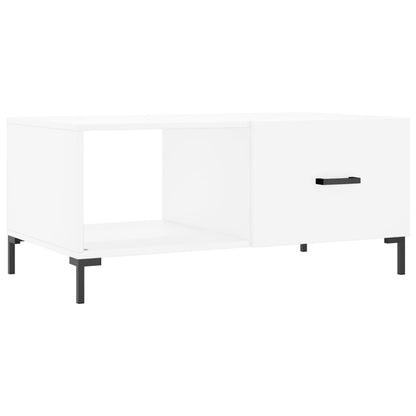 Coffee Table White 90x50x40 cm Engineered Wood