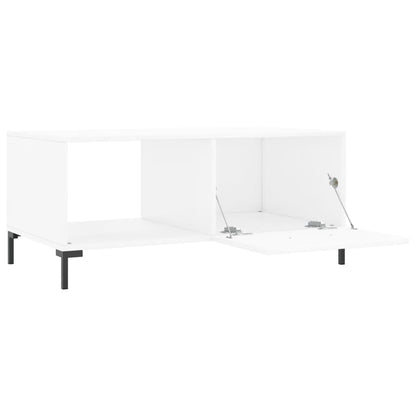 Coffee Table White 90x50x40 cm Engineered Wood