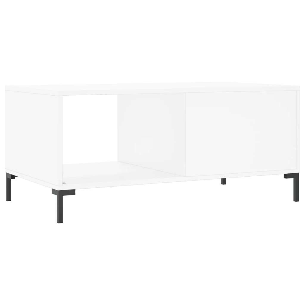 Coffee Table White 90x50x40 cm Engineered Wood