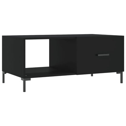 Coffee Table Black 90x50x40 cm Engineered Wood