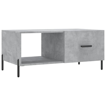 Coffee Table Concrete Grey 90x50x40 cm Engineered Wood