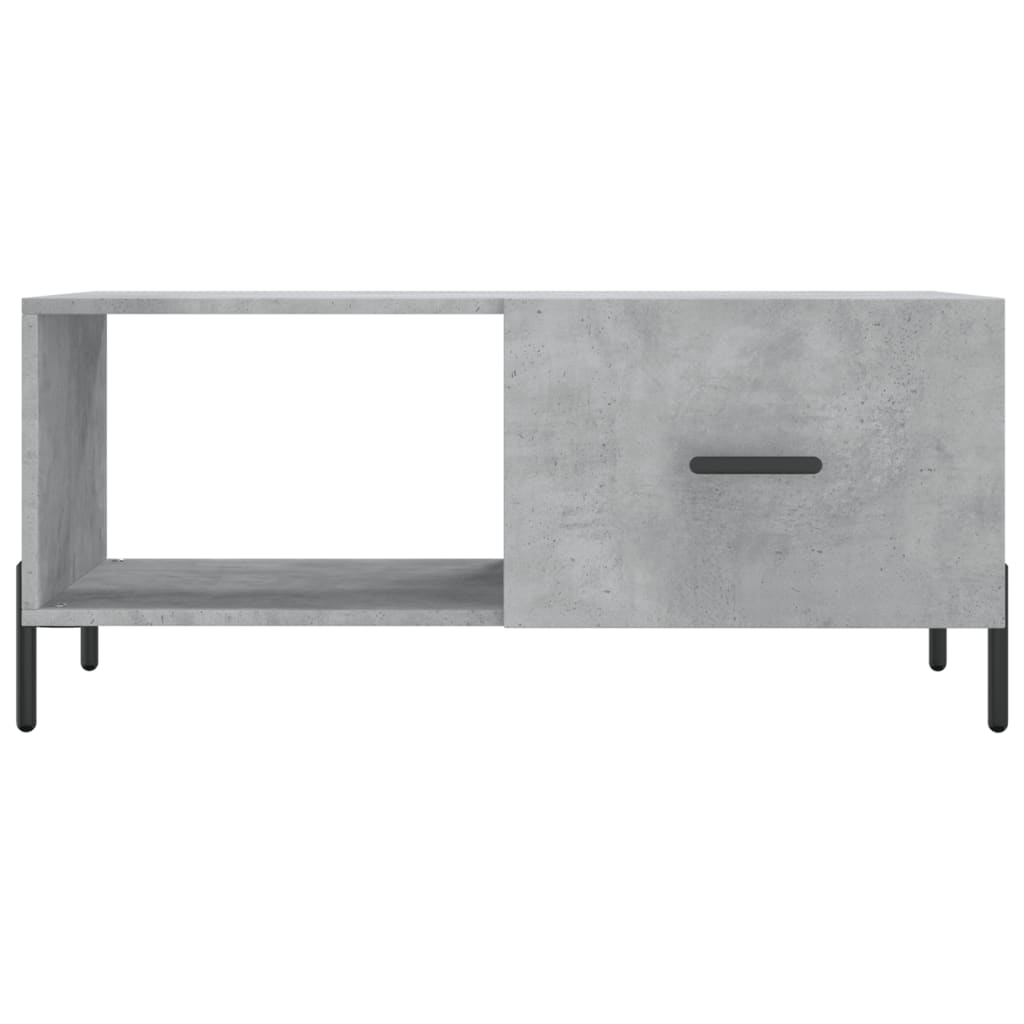 Coffee Table Concrete Grey 90x50x40 cm Engineered Wood