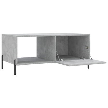 Coffee Table Concrete Grey 90x50x40 cm Engineered Wood