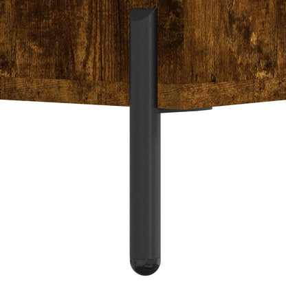 Coffee Table Smoked Oak 90x50x40 cm Engineered Wood