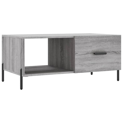 Coffee Table Grey Sonoma 90x50x40 cm Engineered Wood