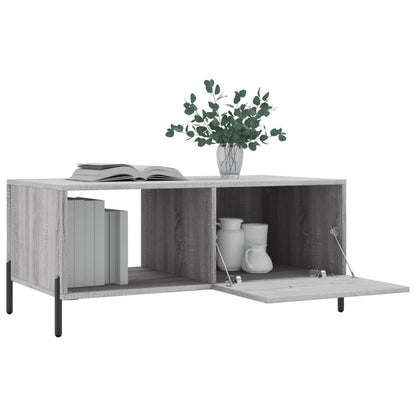 Coffee Table Grey Sonoma 90x50x40 cm Engineered Wood