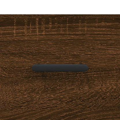 Coffee Table Brown Oak 90x50x40 cm Engineered Wood