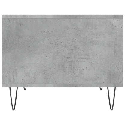 Coffee Table Concrete Grey 60x50x40 cm Engineered Wood