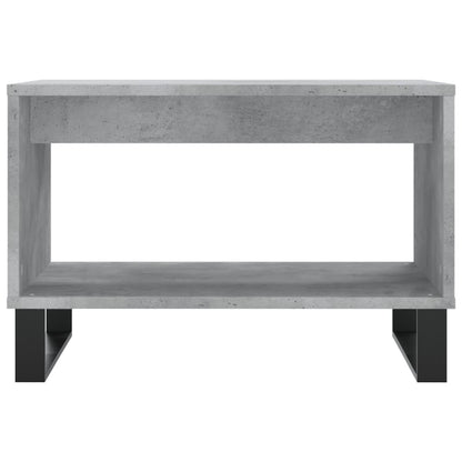 Coffee Table Concrete Grey 60x50x40 cm Engineered Wood