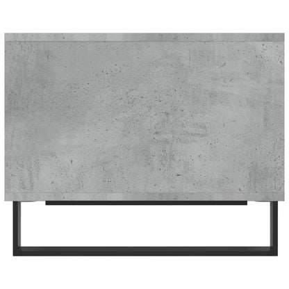 Coffee Table Concrete Grey 60x50x40 cm Engineered Wood
