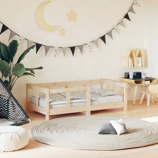 Solid Pine Kids Bed Frame 70x140 cm - Durable & Stylish