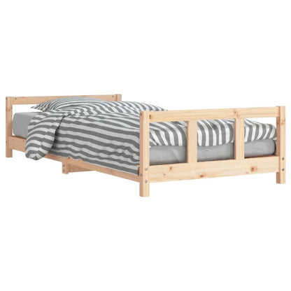 Solid Pine Kids Bed Frame 90x190 cm - Durable & Stylish Design