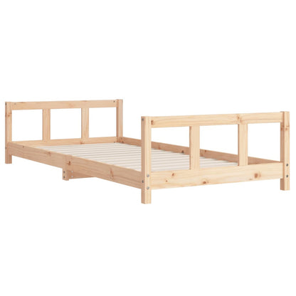 Solid Pine Kids Bed Frame 90x190 cm - Durable & Stylish Design