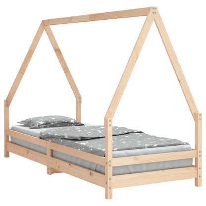 Solid Pine Kids Bed Frame 90x200 cm - Durable & Stylish Design
