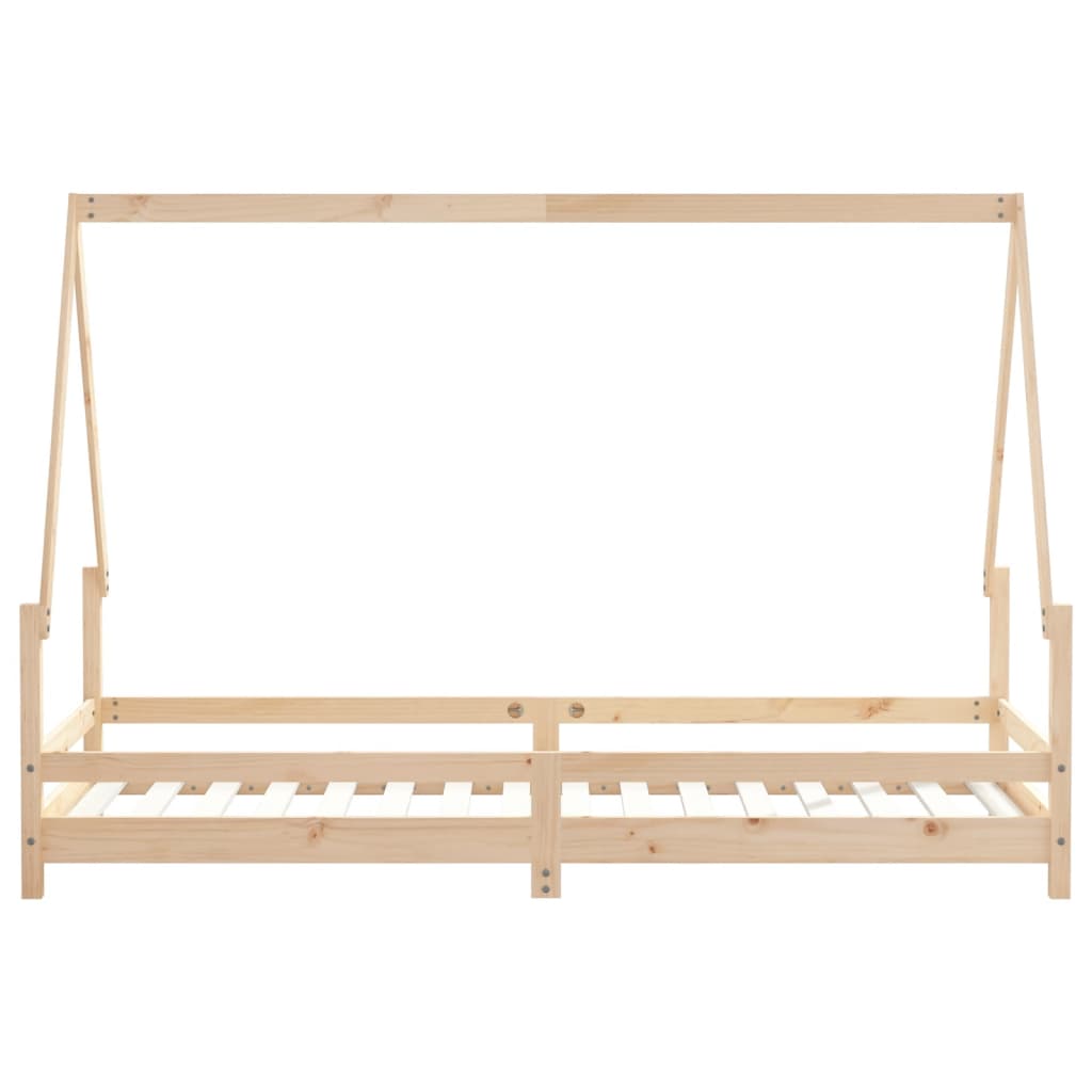 Solid Pine Kids Bed Frame 90x200 cm - Durable & Stylish Design