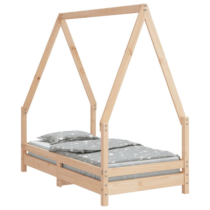 Solid Pine Kids Bed Frame 70x140 cm - Durable & Stylish