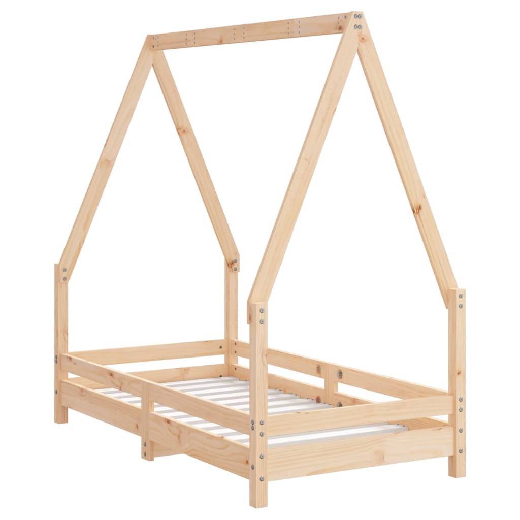 Solid Pine Kids Bed Frame 70x140 cm - Durable & Stylish