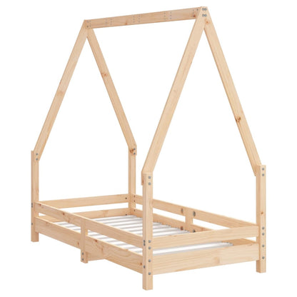 Solid Pine Kids Bed Frame 70x140 cm - Durable & Stylish