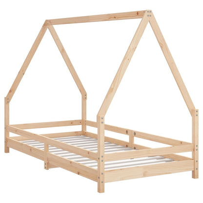 Solid Pine Kids Bed Frame 90x190 cm - Durable & Stylish