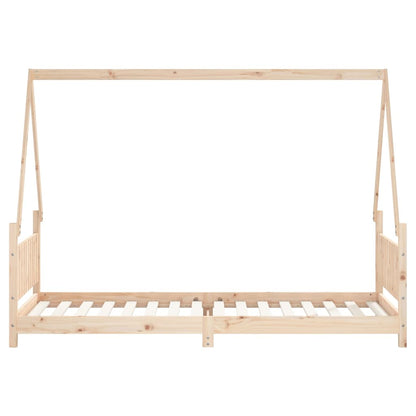 Solid Pine Kids Bed Frame 80x200 cm - Durable & Eco-Friendly