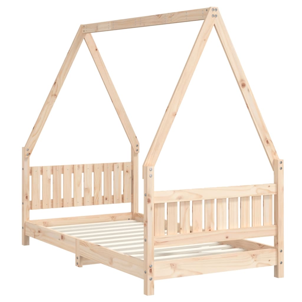 Solid Pine Kids Bed Frame 80x160 cm - Durable & Stylish