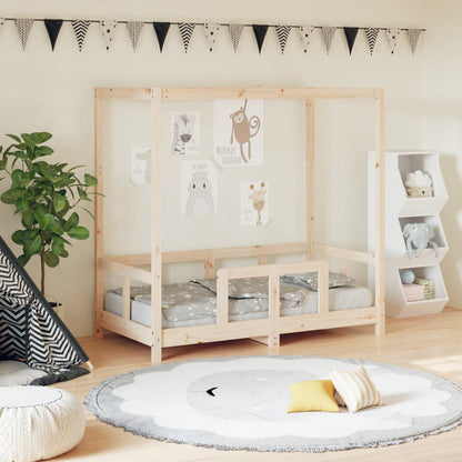 Solid Pine Kids Bed Frame 70x140 cm - Durable & Stylish