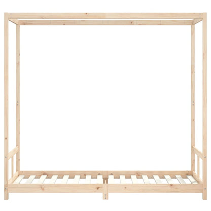 Solid Pine Kids Bed Frame 80x200cm - Durable & Eco-Friendly