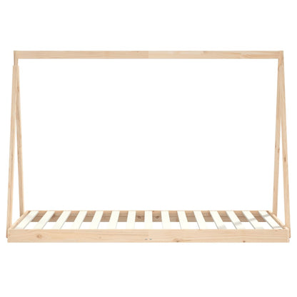 Solid Pine Wood Kids Bed Frame 90x190 cm - Sturdy & Stylish