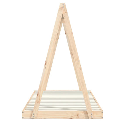 Solid Pine Wood Kids Bed Frame 90x190 cm - Sturdy & Stylish