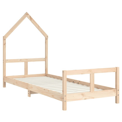 Solid Pine Kids Bed Frame 80x200 cm - Sturdy & Stylish