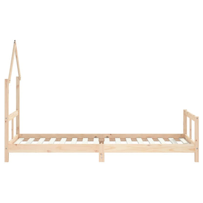 Solid Pine Kids Bed Frame 80x200 cm - Sturdy & Stylish