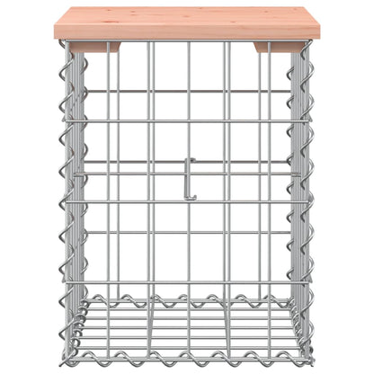 Solid Wood Douglas Gabion Garden Bench 33x31x42 cm Design