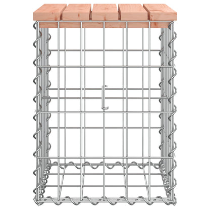 Solid Wood Douglas Gabion Garden Bench 33x31x42 cm Design